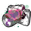 Farb-Splash-Kamera