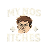 Mein Nos Itches Cartoon