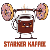 Starker Kaffee - Kaffee & Donuts Fitness