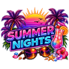 Sommernächte Neon-Tropen