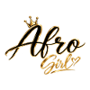 Afro-Mädchen-Goldkrone