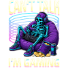 Skeleton Gamer Gaming Halloween