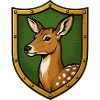 Hirsch im Schild Heraldik