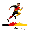 Deutschland Flaggenheld Sprint