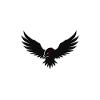 Karmesinäugiger Mitternachtsadler