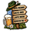 Gute Freunde Kaltes Bier