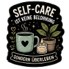 Self-Care Überleben Motiv