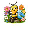 Bienenimpfung im Garten