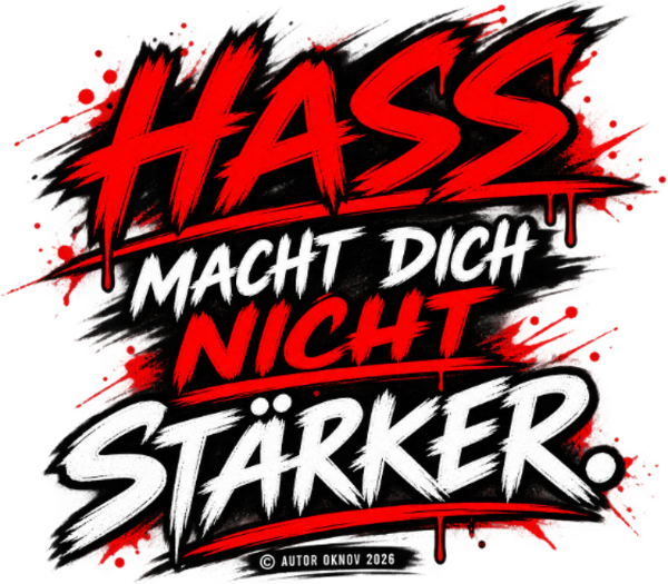 Hass macht dich nicht stärker