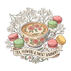 Teeblumen und süße Harmonie