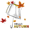 Herbstlaub Hello Autumn