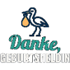 Danke Geburtsheldin - Abschiedsgeschenk Hebamme