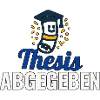 Thesis abgegeben – Feier-Shirt für Absolventen
