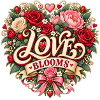 Love Blooms – Romantisches Blumenherz
