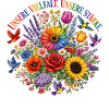 Unsere Vielfalt Unsere Stärke Blumenmotiv Pride