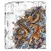 Drache Tiger Wand Chinesisch
