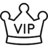 VIP-Kronenabzeichen