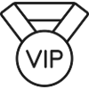 VIP-Medaillenabzeichen