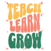 Learn To Grow Retro-Typografie