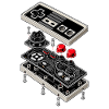 Gamer Retro Electronic Arcade Geek