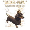 Dackel Papa - lustiger Spruch 