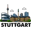 Stuttgart Skyline Stadt