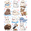 Kawaii Polartiere | Arktis & Winter