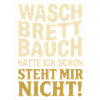 Waschbrettbauch Steht Mir Nicht fitnessstudio spaß