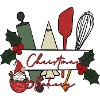 Weihnachtsbäckerei Motiv