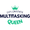 Diplomierte Multitasking Queen Tasse