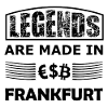 Schwarze Bitcoin Silhouette