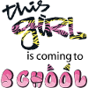 dieses Mädchen wird ein Schulkind