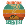 Sourdough Scientist Retro Badge