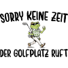 Golfspieler Frosch der Golfplatz ruft