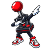 Dabbing Retro Joystick – Gaming Nostalgie