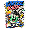 Kaffee Kick Schluck