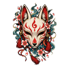 Kitsune Mask Blütenpracht