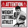 Attention weight cutting athlet