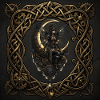 Lunar-Steampunk-Fee mit Zahnrädern