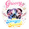 Groovy Bride & Boogie Squad JGA Diskokugel