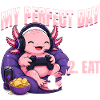 Funny Axolotl Gamer Gaming