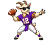 G.O.A.T. Quarterback Football Goat