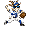 G.O.A.T. Pitcher Baseball Goat