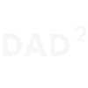 Dad hoch zwei bestickt