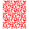 Rotes Kurvenmuster