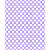 Lila Quatrefoil-Gitter Muster