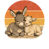 Esel und Ziege