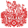 Heraldischer Löwe Englands