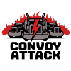 LKW Konvoi Blitze Grafik