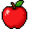 Apfel Pixel Obst